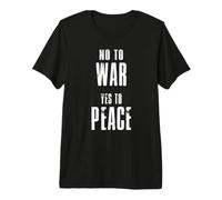 No a la Guerra sí a la Paz Camiseta Premium