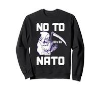 No a la protesta globalista contra la Paz contra la Guerra de la OTAN Sudadera