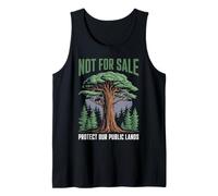 No a la Venta Proteger Nuestras Tierras Públicas Gracioso Guardar Natur Camiseta sin Mangas