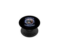 No acaricies a Las Vacas esponjosas Bison Grand Teton National Park PopSockets PopGrip Adhesivo
