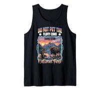 No acaricies a Las Vacas esponjosas Parque Nacional Grand Teton Wyoming Camiseta sin Mangas