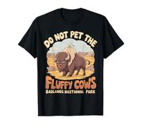 No acaricies Las Vacas esponjosas Badlands National Park Funny Camiseta