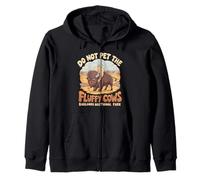 No acaricies Las Vacas esponjosas Badlands National Park Funny Sudadera con Capucha