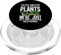 No Adicto a Las Plantas Funny Plant Lover Garden Flower PopSockets PopGrip para MagSafe