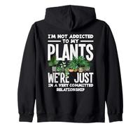 No Adicto a Las Plantas Funny Plant Lover Garden Flower Sudadera con Capucha