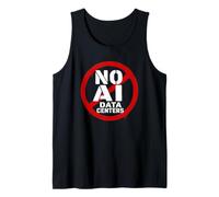 No AI Data Centers - Simple Minimal Spray Paint Style Text Camiseta sin Mangas