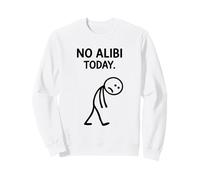 No Alibi Today Asesinato Misterio Cena Detective Noche Fiesta Sudadera
