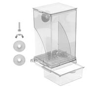 No Alimentador De Aves - Estación De Alimentación De Aves | Dispensador De Alimentos De Semillas | Instalación Colgante A Prueba De Ardillas, Comederos De Bandeja Resistentes A La Óxido, Solucion