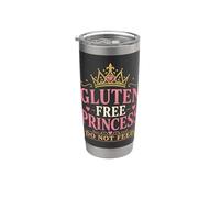 No alimente a la princesa sin gluten con enfermedad celíaca Vaso térmico de acero inoxidable de doble pared