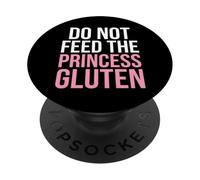 No alimentes a la Princesa Gluten Humor Dieta Divertido PopSockets PopGrip Adhesivo