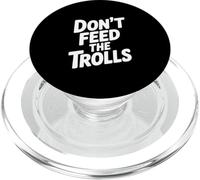 No alimentes a los Trolls Humor Divertido en Internet PopSockets PopGrip para MagSafe