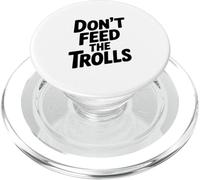No alimentes a los Trolls Humor Divertido en Internet PopSockets PopGrip para MagSafe