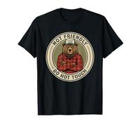 No Amigable Déjame Solo Oso Meme No Toque Camiseta