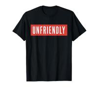 No amigable: Divertido Eslogan humorístico Antisocial Sarcasmo Humor Camiseta