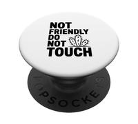 No amigable No Tocar Cactus PopSockets PopGrip Adhesivo