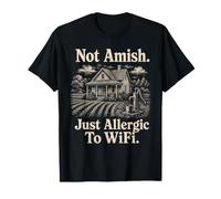 No Amish, Solo alérgico a WiFi Lancaster Pa Camiseta
