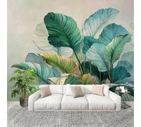 No autoadhesivo Mural fotográfico 200x140 cm Plantas Tropicales Hojas De Palma HD Papel Pintado Decoración de Pared Murales Pegatina Verde 3D Diseno Fotográfico Formato grande adhesivos