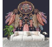 No autoadhesivo Mural fotográfico 300x210 cm AtrapasueñOs HD Papel Pintado Decoración de Pared Murales Pegatina Negro 3D Diseno Fotográfico Formato grande adhesivos