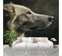 No autoadhesivo Mural fotográfico 400x280 cm Animal Malamute De Alaska Retrato HD Papel Pintado Decoración de Pared Murales Pegatina MarróN 3D Diseno Fotográfico Formato grande adhesivos