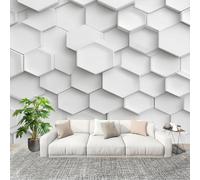 No autoadhesivo Mural fotográfico 400x280 cm GeometríA SóLida Simple HD Papel Pintado Decoración de Pared Murales Pegatina Blanco 3D Diseno Fotográfico Formato grande adhesivos