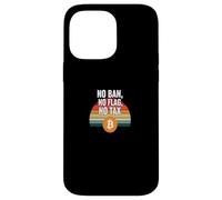 No Ban No Flag No Impuestos Libertad Financiar Poder Bitcoin Carcasa para iPhone 14 Pro Max