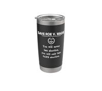 No Ban Pro-Choice Save Roe v Wade Womens Reproductive Rights Vaso térmico de acero inoxidable de doble pared