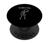No BBQ Today - Ventilador de Barbacoa BBQ Lover Grill Master PopSockets PopGrip Adhesivo