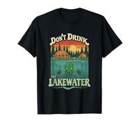 No bebas el agua del lago - Funny Cthulhu Camiseta