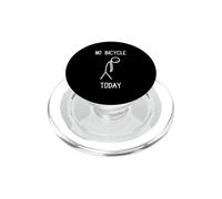 No Bicycle Today Funny MTB Bike Cycling Mountain Bike PopSockets PopGrip para MagSafe