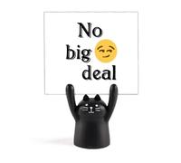 No Big Deal Expression - Soporte para notas, diseño de gato negro