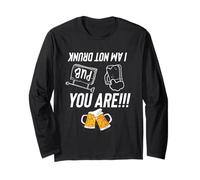 No Borracho, Cerveza Divertida, Regalos para Beber, Regalos de Fiesta, Regalos de Broma Manga Larga