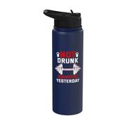 No borracho en cuclillas ayer Stainless Steel Insulated Water Bottle