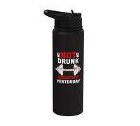 No borracho en cuclillas ayer Stainless Steel Insulated Water Bottle