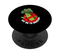 No Brócoli Di No Al Brócoli PopSockets PopGrip Adhesivo