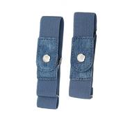 No Buckle Belts for Women | Adjustable Elastic Seamless Strap | Buckleless Belt Men | Invisible Belts for Casual Work Pants Jeans Golf Waist Dresses(Blue)