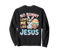 No Bunny Loves Me Like Jesus Easter Christian Boys Kids Men Sudadera