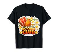 No Carb Club Carnivore Keto Ketogenic Dieta Nutrición Cita Camiseta