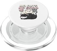 No Cats No Good (Declaración Divertida sobre Gatos) PopSockets PopGrip para MagSafe