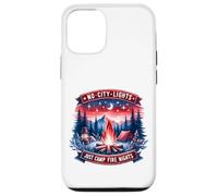 No City Lights Just Camp Noches Fuego Senderismo Naturaleza Carcasa para iPhone 12/12 Pro