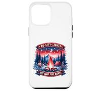 No City Lights Just Camp Noches Fuego Senderismo Naturaleza Carcasa para iPhone 12 Pro MAX