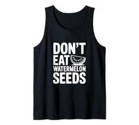 No Comas Semillas de sandía Humor Divertido de Verano Camiseta sin Mangas
