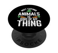 No Comer Animales es Algo mío PopSockets PopGrip Adhesivo
