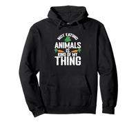 No Comer Animales es Algo mío Sudadera con Capucha