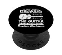 No cometo Errores al Tocar el Guitarrista PopSockets PopGrip Adhesivo