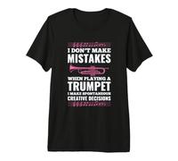 No cometo Errores al Tocar una Trompeta Que Hago Camiseta Premium