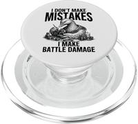 No cometo Errores I Make Battle Damage Goose Miniatura PopSockets PopGrip para MagSafe