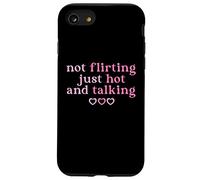 No coquetea, solo es caliente, no habla, atrevido, Y2K, Aesthetic Pink Carcasa para iPhone SE (2020) / 7 / 8