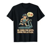 No Corro por Gusto Corro por La Plaza Oposiciones Policia Camiseta
