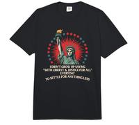 No crecí Diciendo con Libertad y Justicia para Todos Comfort Colors Adult Heavyweight T-Shirt