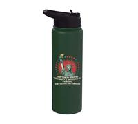 No crecí diciendo con libertad y justicia para todos Stainless Steel Insulated Water Bottle